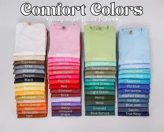 Adult Comfort Color- Short Sleeve