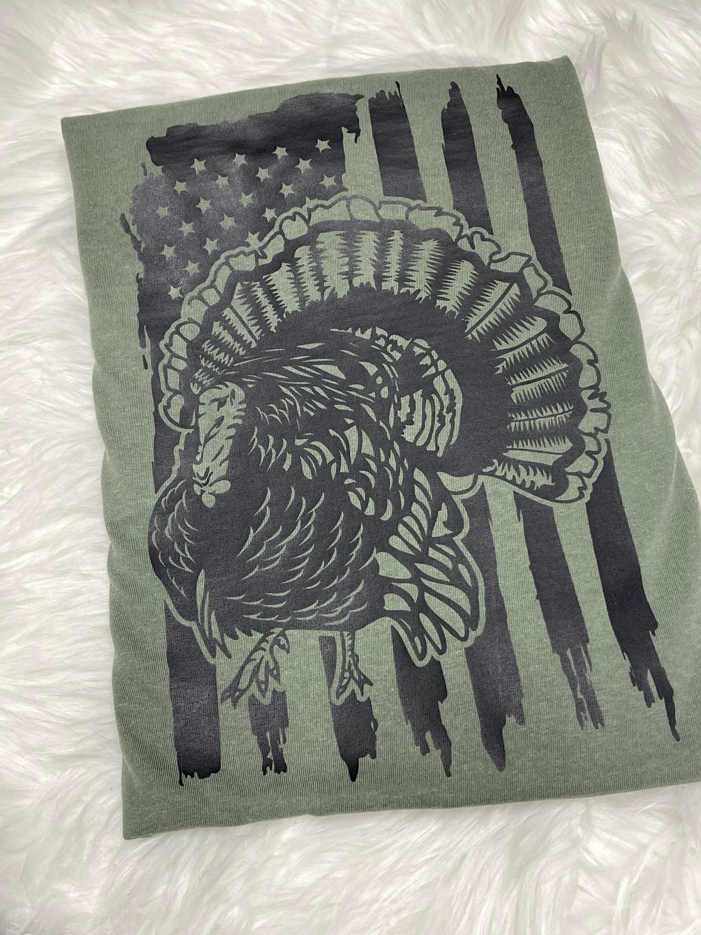 Turkey with Flag