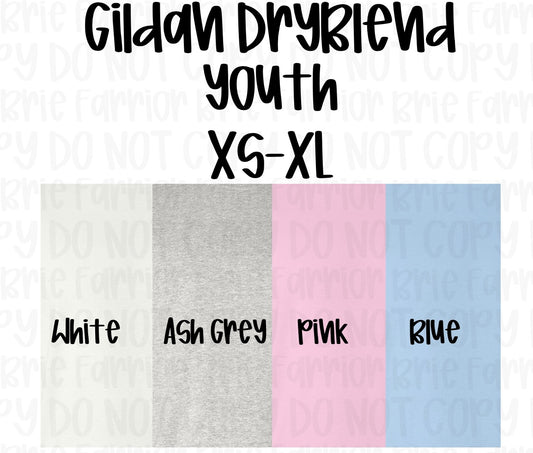 Youth Gildan- Short Sleeve- In Stock