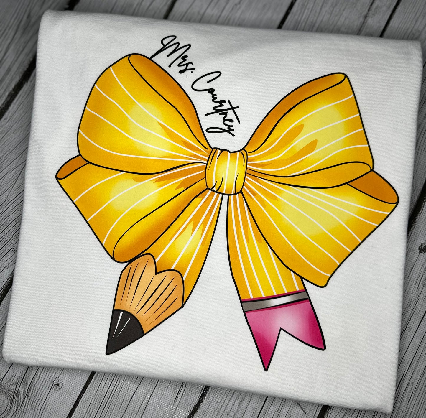 Teacher Bow Custom